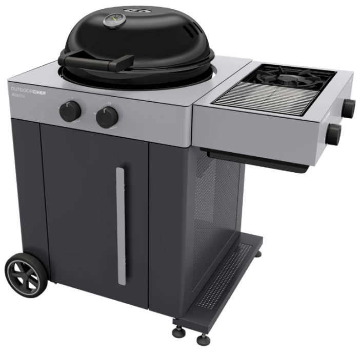 Outdoorchef Gasgrill AROSA 570G Grey Steel, 50mb, inkl. Zubehör, 18.128.34MAP